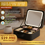 Cosmetiquero Portátil con Luz LED